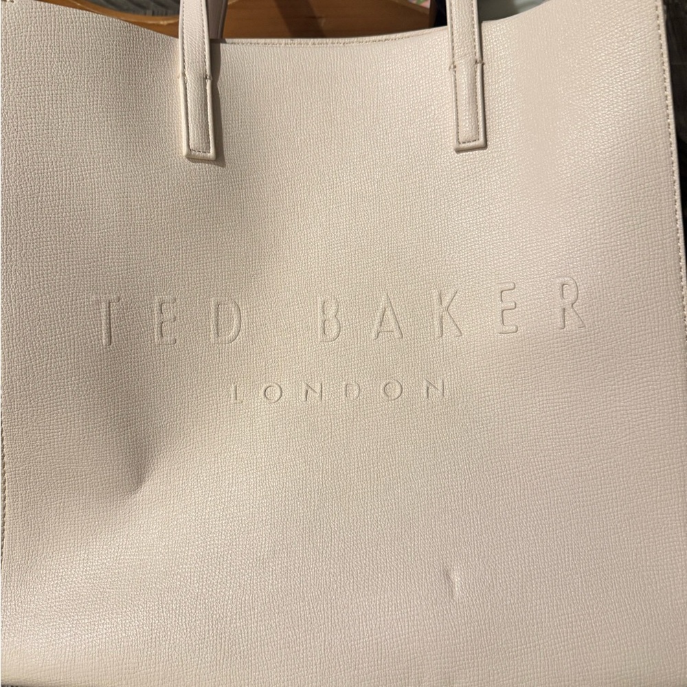 Ted Baker Elegant White Tote Bag
